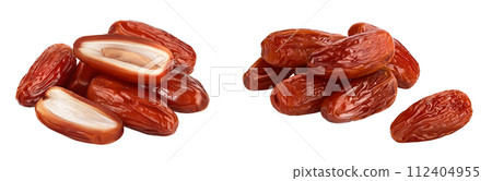Dates isolated on white background with full depth of field. Dates isolated on white background with full depth of field. 112404955