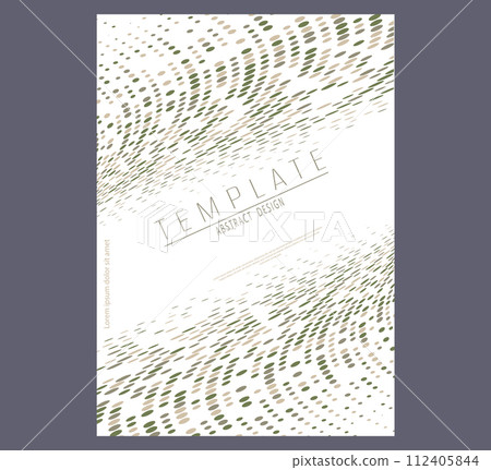 Abstract design for covers, posters, posters, banners, booklets, backgrounds, business cards. A creative template for interiors, decorations 112405844