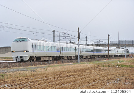 Hokuriku Main Line Kaga Kasama-Mikawa JR West 683 series 4000 series T46 formation (Kanazawa) Thunderbird Hokuriku Main Line Kaga Kasama-Mikawa JR West 683 series 4000 series T46 formation (Kanazawa) Thunderbird 112406804