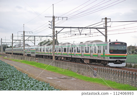 Takasaki Line Okabe-Fukaya JR East E231 series 1000 series K-07 formation (Kokufutsu) 112406993