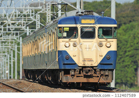 Sobu Main Line Sakura-Monoi JR East 113 series S224 formation (Makuhari) Sobu Main Line Sakura-Monoi JR East 113 series S224 formation (Makuhari) 112407589