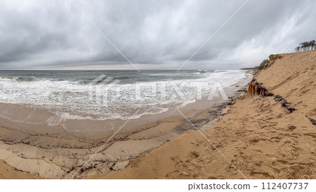 Storm Irene worsens the fragile dune protection 112407737