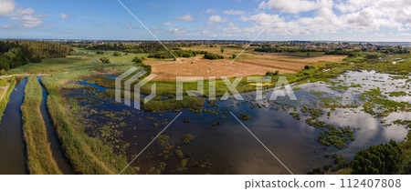 Aerial View of Ribeira do Mourao Aerial View of Ribeira do Mourao 112407808