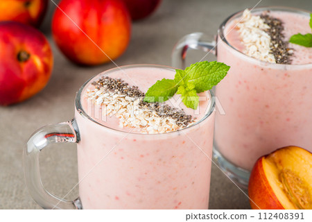 Fresh homemade smoothie 112408391