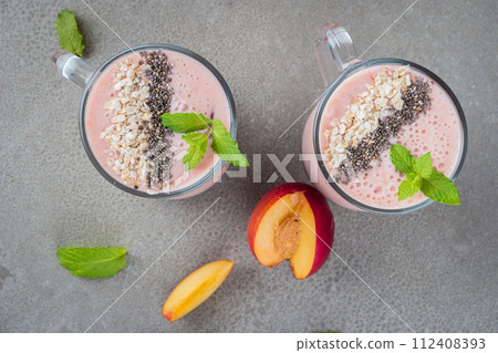 Fresh homemade smoothie 112408393