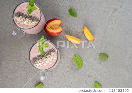 Fresh homemade smoothie 112408395