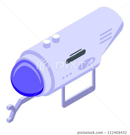 Diving bathyscaphe manipulator icon. Isometric of diving bathyscaphe manipulator vector icon for web design isolated on white background 112408432