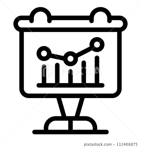 Chart event results icon. Outline chart event results vector icon for web design isolated on white background Chart event results icon. Outline chart event results vector icon for web design isolated on white background 112408875