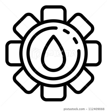 Extra canola oil icon. Outline extra canola oil vector icon for web design isolated on white background Extra canola oil icon. Outline extra canola oil vector icon for web design isolated on white background 112409088