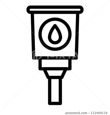 Canola gel icon. Outline canola gel vector icon for web design isolated on white background Canola gel icon. Outline canola gel vector icon for web design isolated on white background 112409119