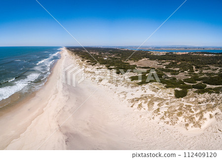 Aerial view of Torreira beach 112409120