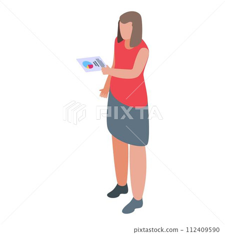 Shareholder partner icon. Isometric of shareholder partner vector icon for web design isolated on white background Shareholder partner icon. Isometric of shareholder partner vector icon for web design isolated on white background 112409590