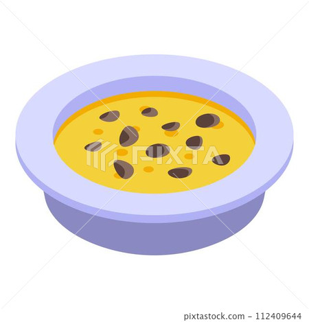 Turkish soup icon. Isometric of turkish soup vector icon for web design isolated on white background Turkish soup icon. Isometric of turkish soup vector icon for web design isolated on white background 112409644