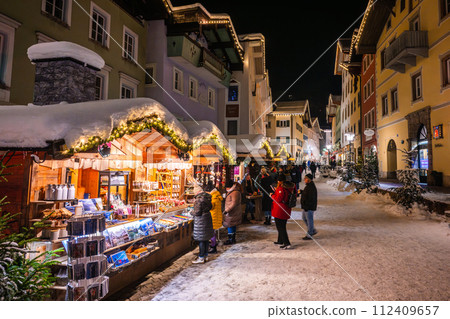 Berchtesgaden townscape during Christmas season, Germany Berchtesgaden townscape during Christmas season, Germany 112409657