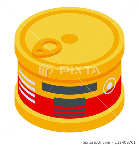 Bank feed cat icon. Isometric of bank feed cat vector icon for web design isolated on white background Bank feed cat icon. Isometric of bank feed cat vector icon for web design isolated on white background 112409701