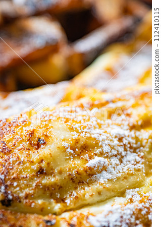 Food: Toast and fresh cream Food: Toast and fresh cream 112410115