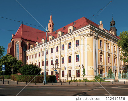 Street before Philological Faculty in Wroclaw 112410856