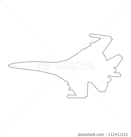 fighter plane icon vector fighter plane icon vector 112411312