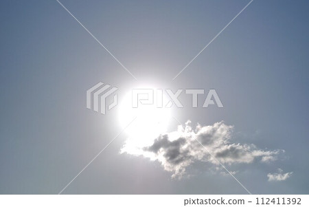 sun peeking through the clouds 112411392