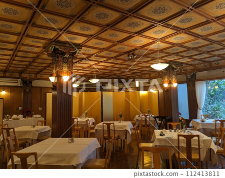 具有歷史感的經典飯店的主餐廳 112413811