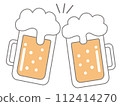 A toast with beer 112414270