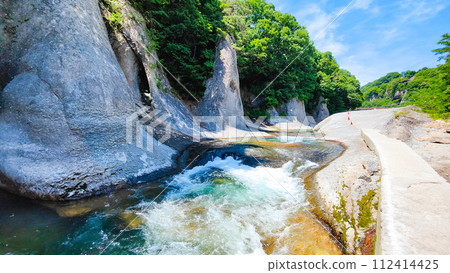 吹割瀑布（片品溪谷） 112414425