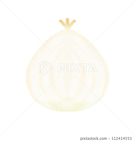 可愛的洋蔥圖橫截面 112414553