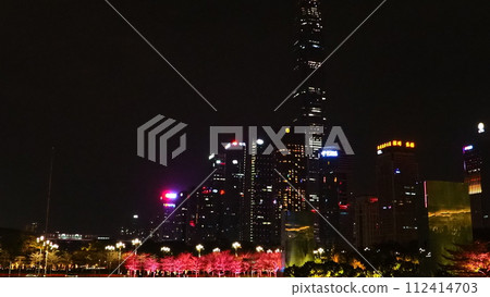 大城市!深圳博物館市民中心公園夜景! 大城市!深圳博物館市民中心公園夜景! 112414703