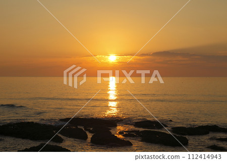 從五色海灘看到的里浦日落 從五色海灘看到的里浦日落 112414943