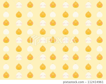 Cute onion illustration background wallpaper Cute onion illustration background wallpaper 112414961