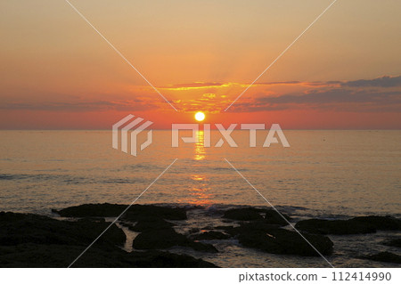 從五色海灘看到的里浦日落 從五色海灘看到的里浦日落 112414990