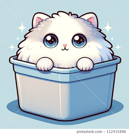 Cat in a box 112415896