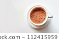 Coffee cup seen from the top 112415959