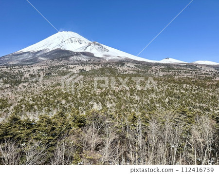 從越切塚眺望冬天的富士山 從越切塚眺望冬天的富士山 112416739