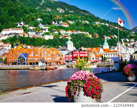 Beautiful streets of Bergen Beautiful streets of Bergen 112416948