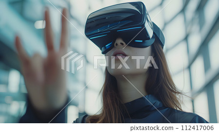 Gaming Wonderland: Woman Lost in Virtual Reality Adventure Gaming Wonderland: Woman Lost in Virtual Reality Adventure 112417006