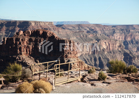 View of landscape in Grand Canyon National Park at USA View of landscape in Grand Canyon National Park at USA 112417870
