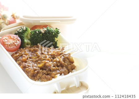Keema curry lunch box Keema curry lunch box 112418435