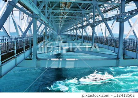 Shikoku Tokushima Prefecture Naruto Channel Ohashi and Whirlpools of Naruto 112418502