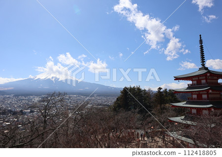 從新村山淺間公園看富士 從新村山淺間公園看富士 112418805