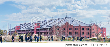 "Kanagawa Prefecture" Yokohama Minato Mirai Red Brick Warehouse scenery "Kanagawa Prefecture" Yokohama Minato Mirai Red Brick Warehouse scenery 112419564