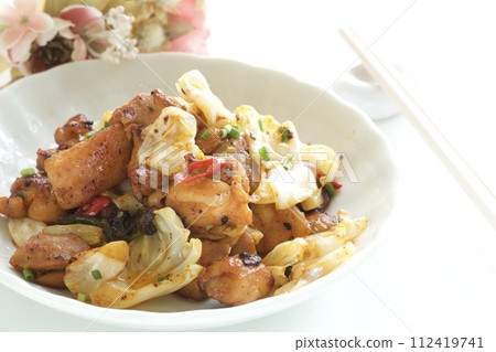 Twice cooked pork 112419741