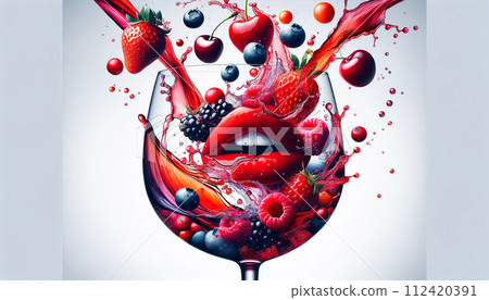 Delicious fruit berries, cranberries, blueberries, cherries, strawberries, raspberries, berries dancing with water splashes, commercial berry pictures, superfoods Delicious fruit berries, cranberries, blueberries, cherries, strawberries, raspberries, berries dancing with water splashes, commercial berry pictures, superfoods 112420391