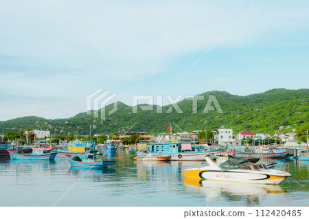 boats on the sea boats on the sea 112420485