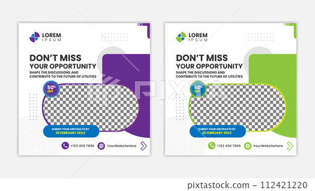 Promotional post banner for social media Promotional post banner for social media 112421220