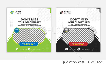 Promotional post banner for social media Promotional post banner for social media 112421223