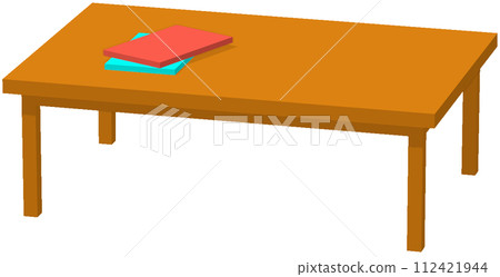 客廳的桌子上放著書 客廳的桌子上放著書 112421944