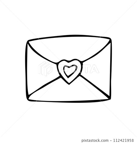 a letter of congratulations,vector illustration 112421958