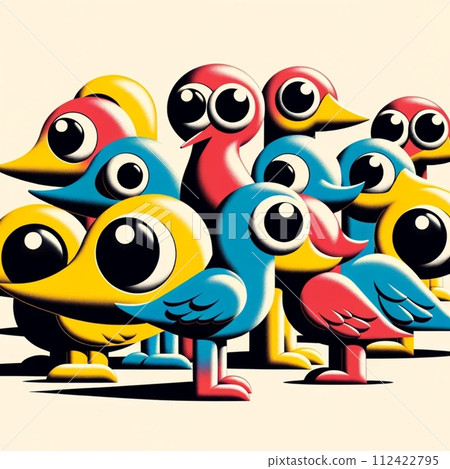 Colorful bird 112422795