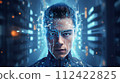 robot cyborg ai chatbot man white 112422825